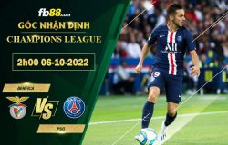 Fb88 soi kèo trận đấu Benfica vs PSG