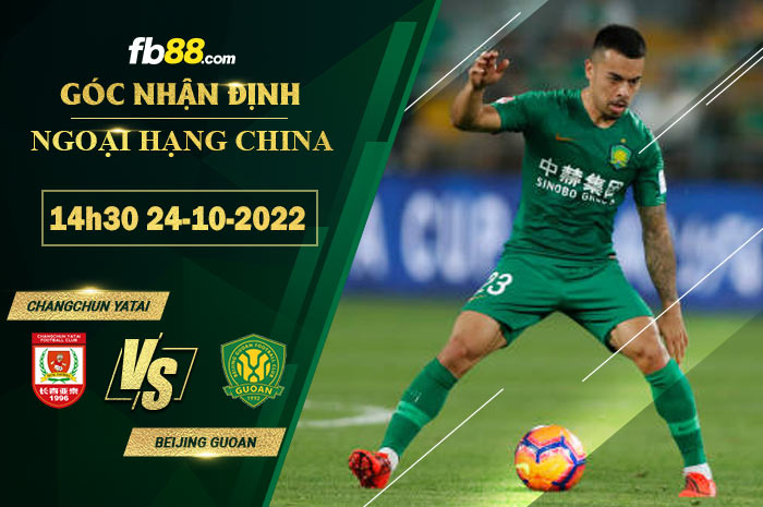 Fb88 soi kèo trận đấu Changchun YaTai vs Beijing Guoan