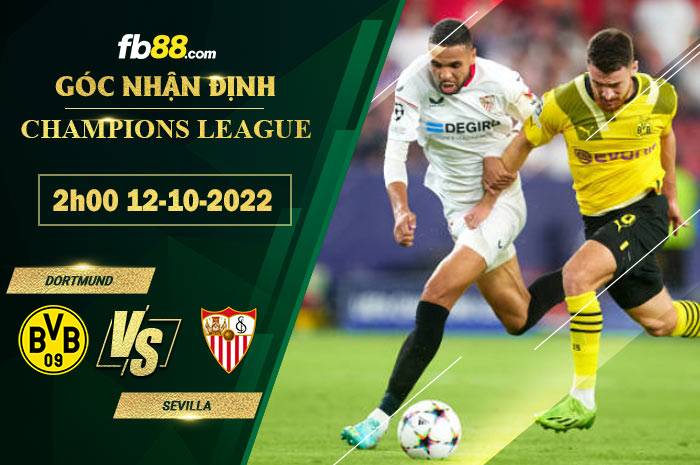 Soi kèo Dortmund vs Sevilla, 2h00 ngày 12/10/2022