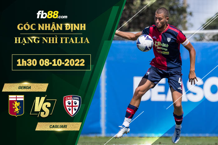 Fb88 soi kèo trận đấu Genoa vs Cagliari