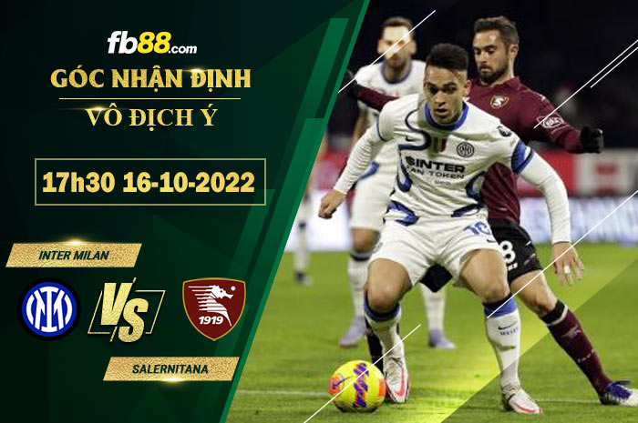 Fb88 soi kèo trận đấu Inter Milan vs Salernitana