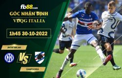 Fb88 soi kèo trận đấu Inter Milan vs Sampdoria