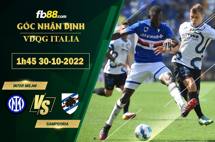 Fb88 soi kèo trận đấu Inter Milan vs Sampdoria