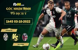 Fb88 bảng kèo trận đấu Juventus vs Bologna