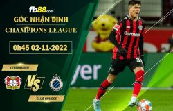 Fb88 soi kèo trận đấu Leverkusen vs Club Brugge