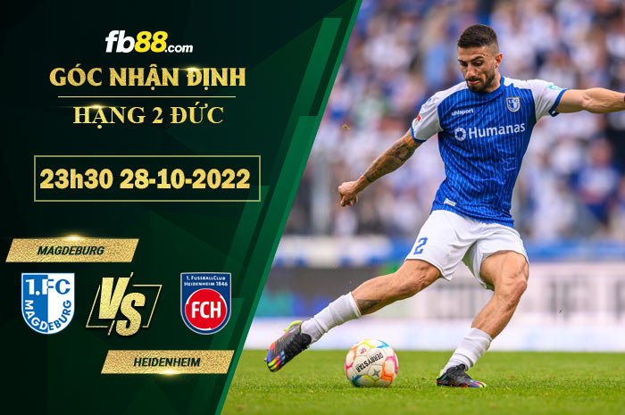 Fb88 soi kèo trận đấu Magdeburg vs Heidenheim