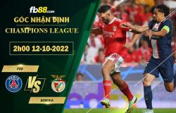 Fb88 soi kèo trận đấu PSG vs Benfica