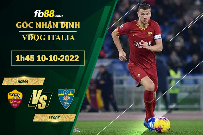 Fb88 soi kèo trận đấu Roma vs Lecce