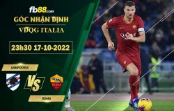 Fb88 soi kèo trận đấu Sampdoria vs Roma