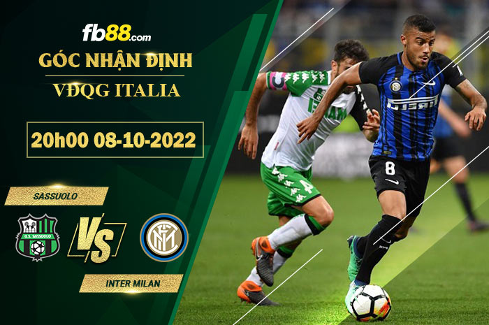 Fb88 soi kèo trận đấu Sassuolo vs Inter Milan