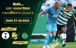 Fb88 soi kèo trận đấu Tottenham vs Sporting