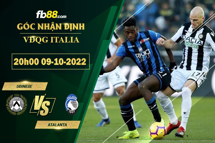 Fb88 soi kèo trận đấu Udinese vs Atalanta