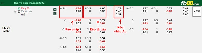 fb88-bảng kèo trận đấu Thuy Si vs Cameroon