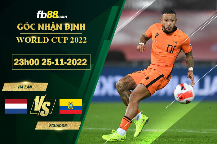 Fb88 soi kèo trận đấu Hà Lan vs Ecuador