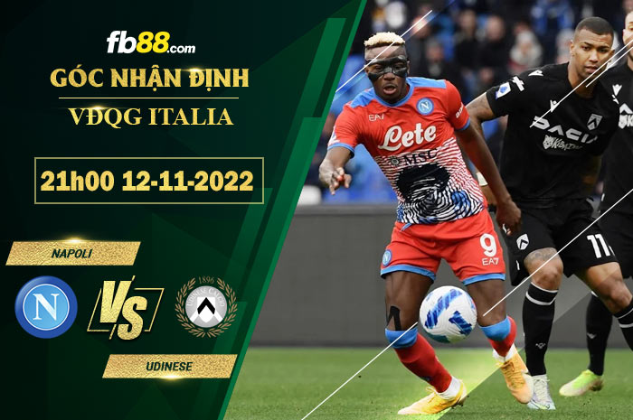 Fb88 soi kèo trận đấu Napoli vs Udinese