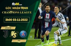 Fb88 bảng kèo trận đấu PSG vs Juventus