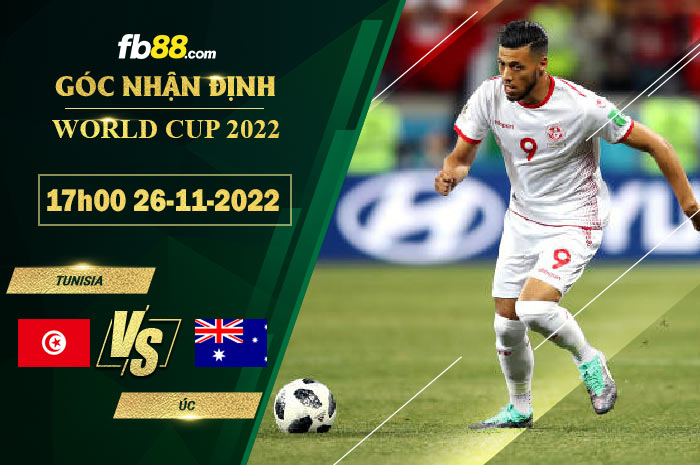 Fb88 soi kèo trận đấu Tunisia vs Úc