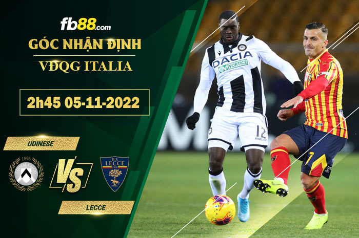 Fb88 soi kèo trận đấu Udinese vs Lecce