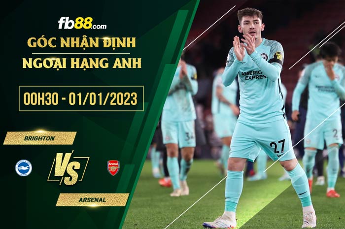 fb88-soi kèo Brighton vs Arsenal
