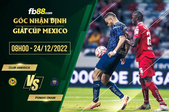 fb88-soi kèo Club America vs Pumas UNAM