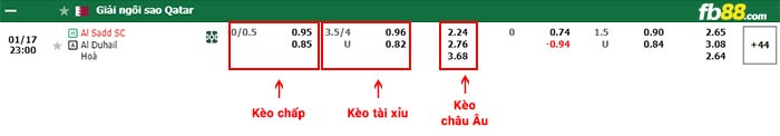 fb88-bảng kèo trận đấu Al-Sadd vs Al Duhail