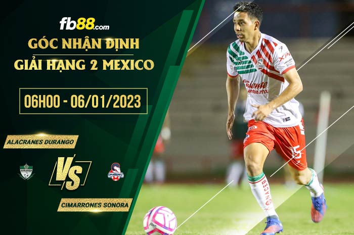 fb88-soi kèo Alacranes Durango vs Cimarrones Sonora
