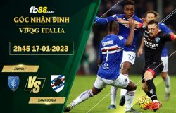 Fb88 soi kèo trận đấu Empoli vs Sampdoria