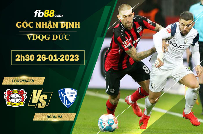 Fb88 soi kèo trận đấu Leverkusen vs Bochum