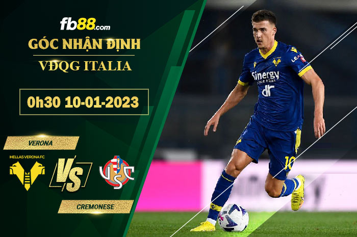 Fb88 soi kèo trận đấu Verona vs Cremonese