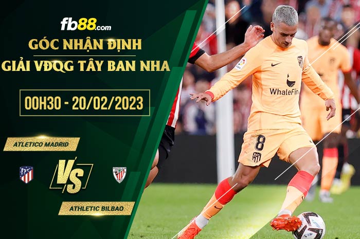 fb88-soi kèo Atletico Madrid vs Athletic Bilbao