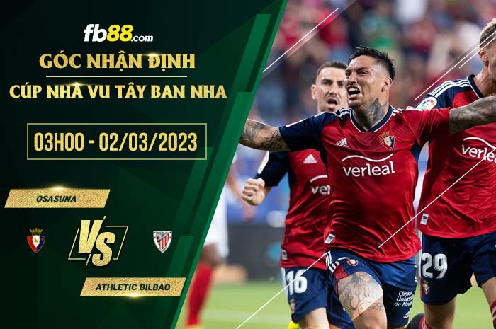 fb88-soi kèo Osasuna vs Athletic Bilbao