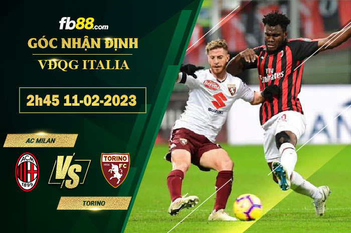 Fb88 soi kèo trận đấu AC Milan vs Torino