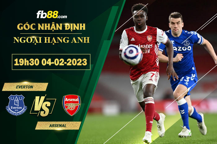 Fb88 soi kèo trận đấu Everton vs Arsenal