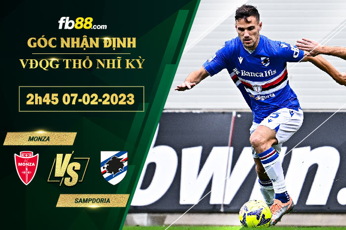 Fb88 soi kèo trận đấu Monza vs Sampdoria