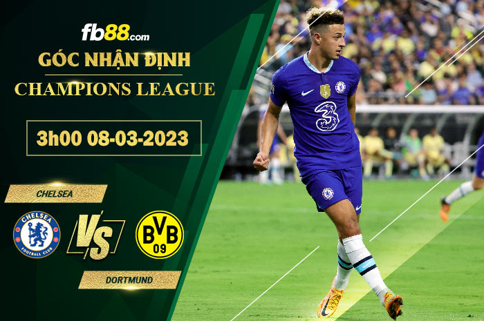 Fb88 soi kèo trận đấu Chelsea vs Dortmund