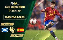 Fb88 soi kèo trận đấu Scotland vs Tây Ban Nha