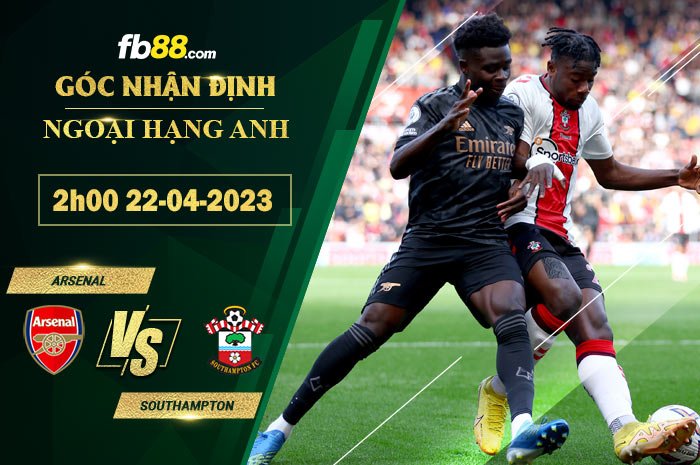 Fb88 soi kèo trận đấu Arsenal vs Southampton