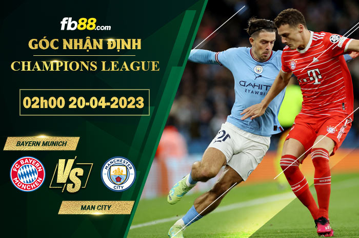 Fb88 soi kèo trận đấu Bayern Munich vs Man City