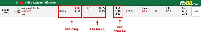 fb88-bảng kèo trận đấu HAGL vs Ha Noi