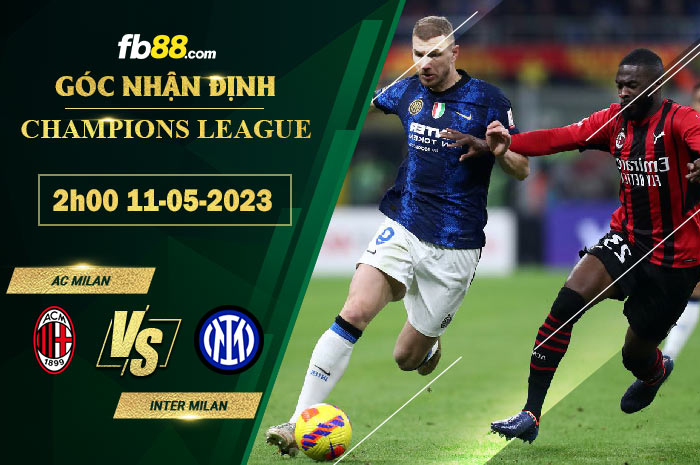 Fb88 soi kèo trận đấu AC Milan vs Inter Milan