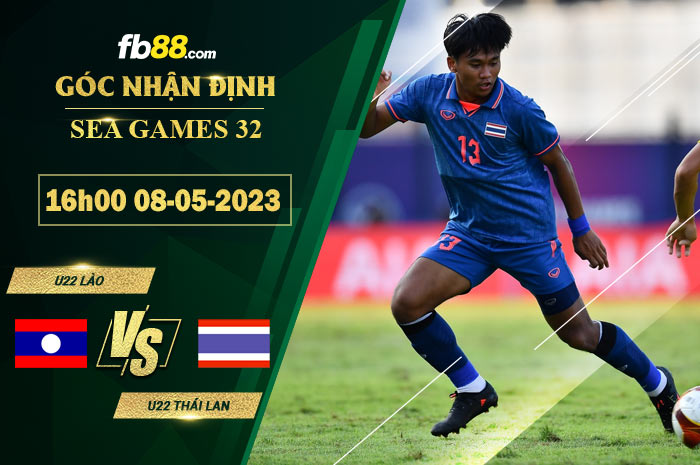 Fb88 soi kèo trận đấu U22 Lào vs U22 Thái Lan