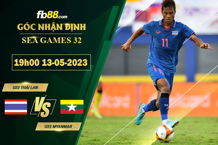 Fb88 soi kèo trận đấu U22 Thái Lan vs U22 Myanmar