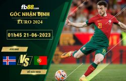 Fb88 soi kèo trận đấu Iceland vs Bồ Đào Nha