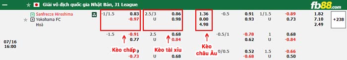 fb88-bảng kèo trận đấu Sanfrecce Hiroshima vs Yokohama FC