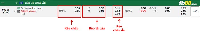 fb88-bảng kèo trận đấu Struga Trim-Lum vs Zalgiris