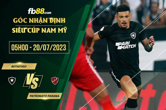 fb88-soi kèo Botafogo vs Patronato Parana