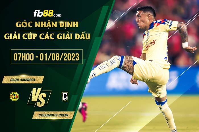 fb88-soi kèo Club America vs Columbus Crew
