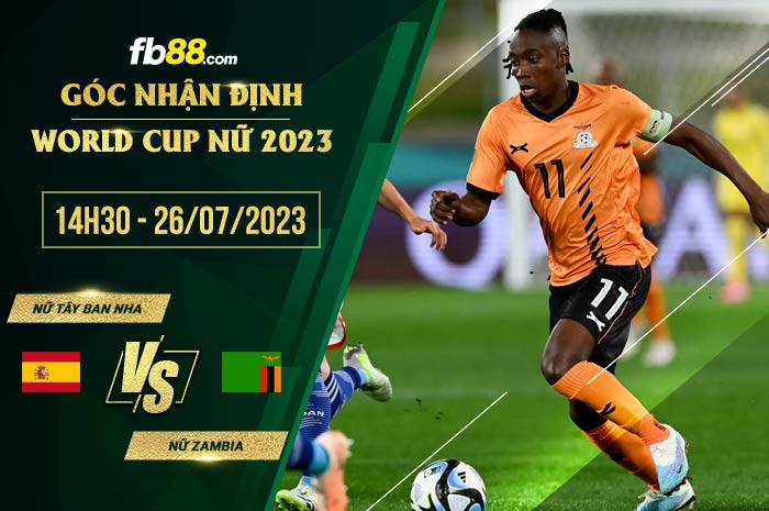 fb88-soi kèo Nu Tay Ban Nha vs Nu Zambia