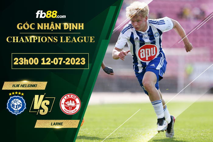 Fb88 soi kèo trận đấu HJK Helsinki vs Larne