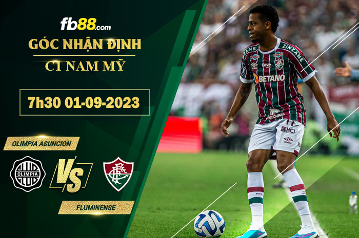 Fb88 soi kèo trận đấu Olimpia Asuncion vs Fluminense